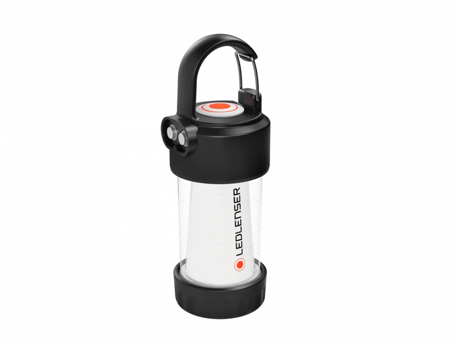 Lampião compacto Ledlenser ML4 preto com mosquetão