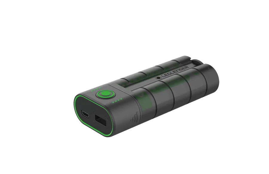 Powerbank Ledlenser Flex7 com duas baterias 18650
