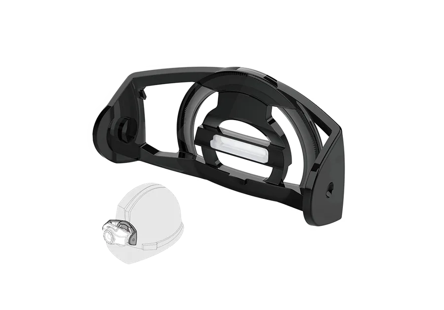 Clipe para capacete Ledlenser tipo D preto