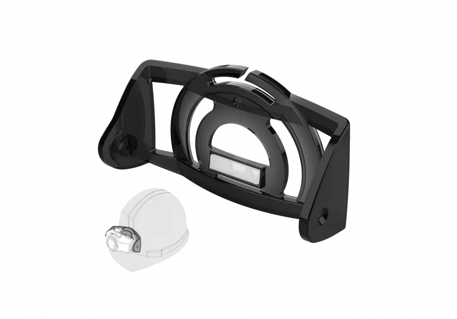 Adaptador para capacete Ledlenser tipo E preto