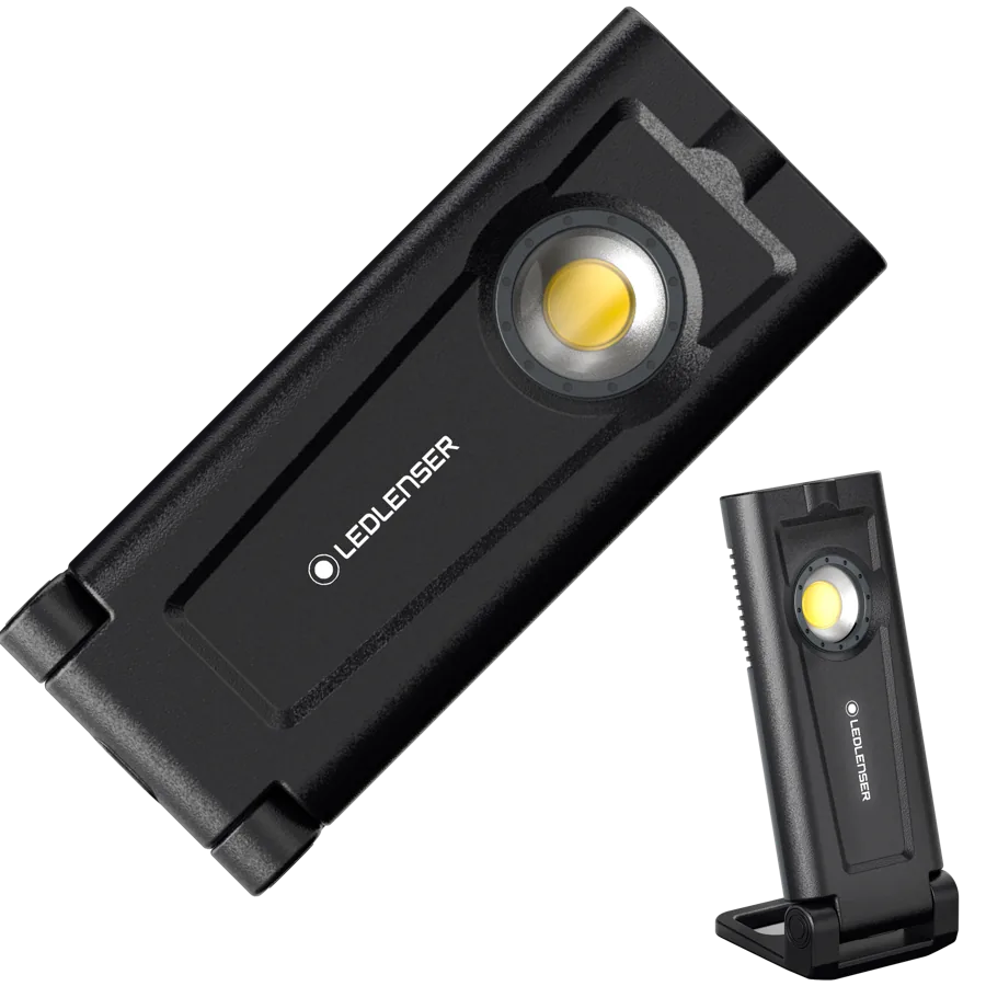 Worklight compacta Ledlenser iF2R com base magnética em gancho